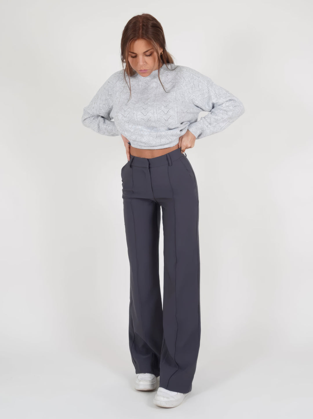 Élégance Wide Pantalon
