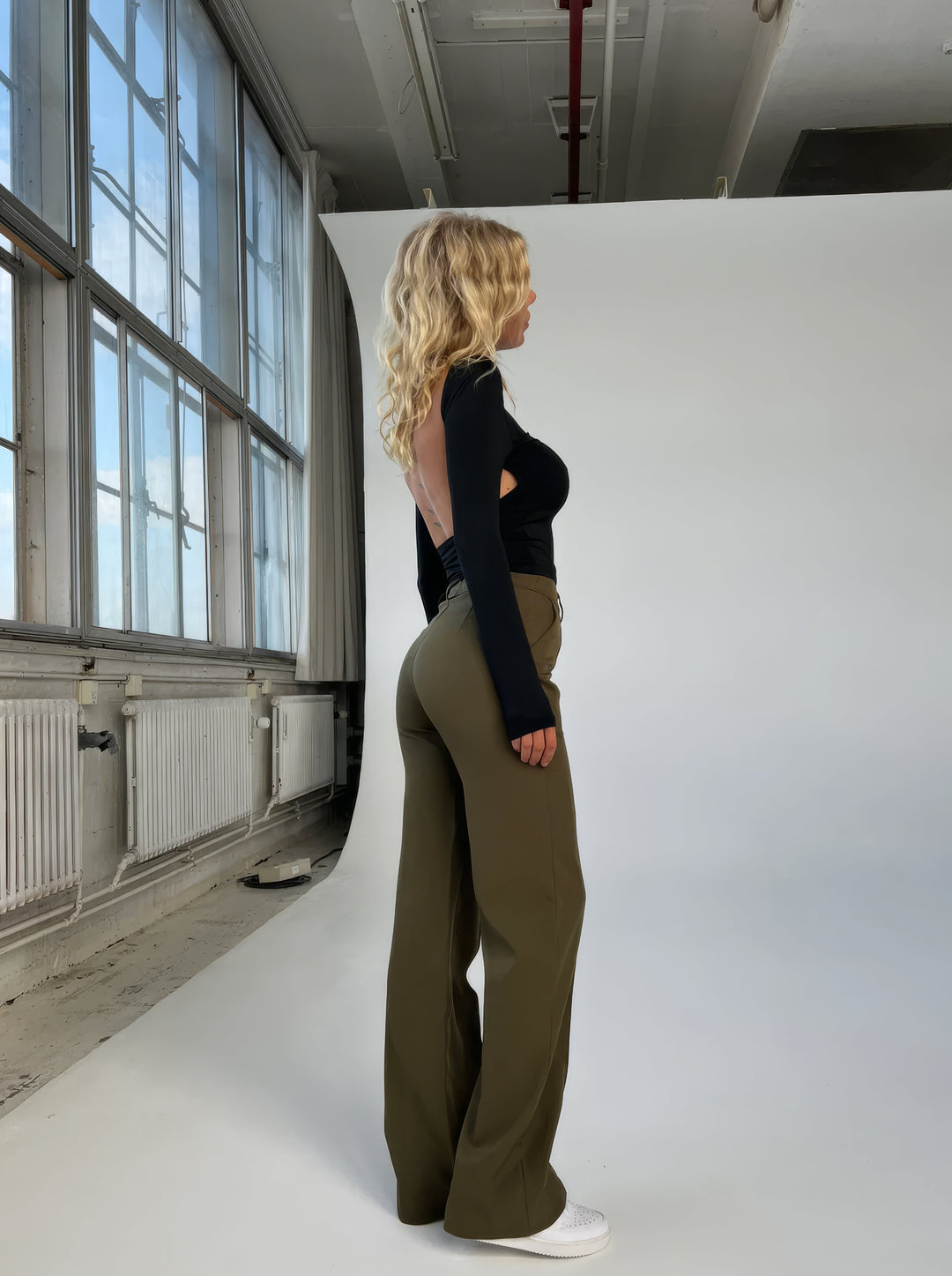 Élégance Wide Pantalon