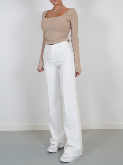 Élégance Wide Pantalon