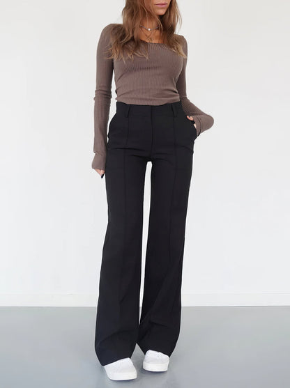 Élégance Wide Pantalon