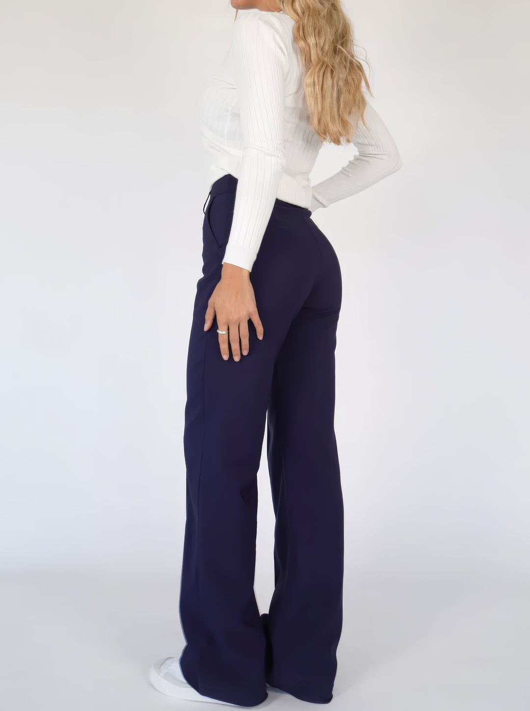 Élégance Wide Pantalon