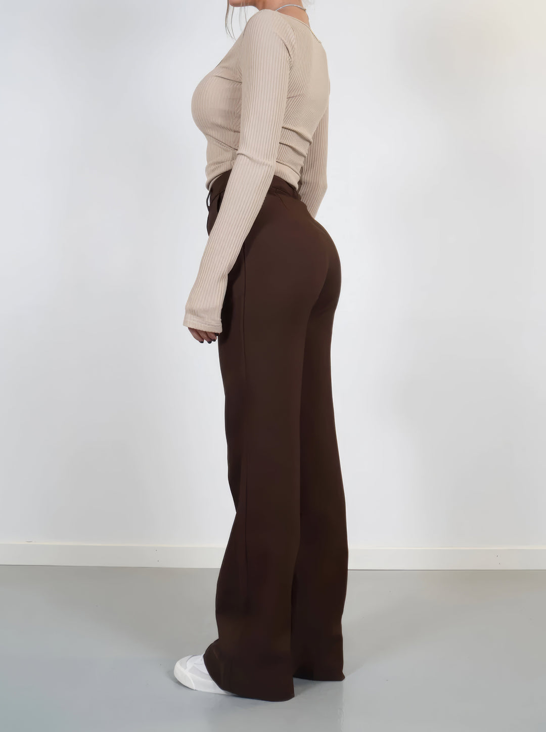Élégance Wide Pantalon