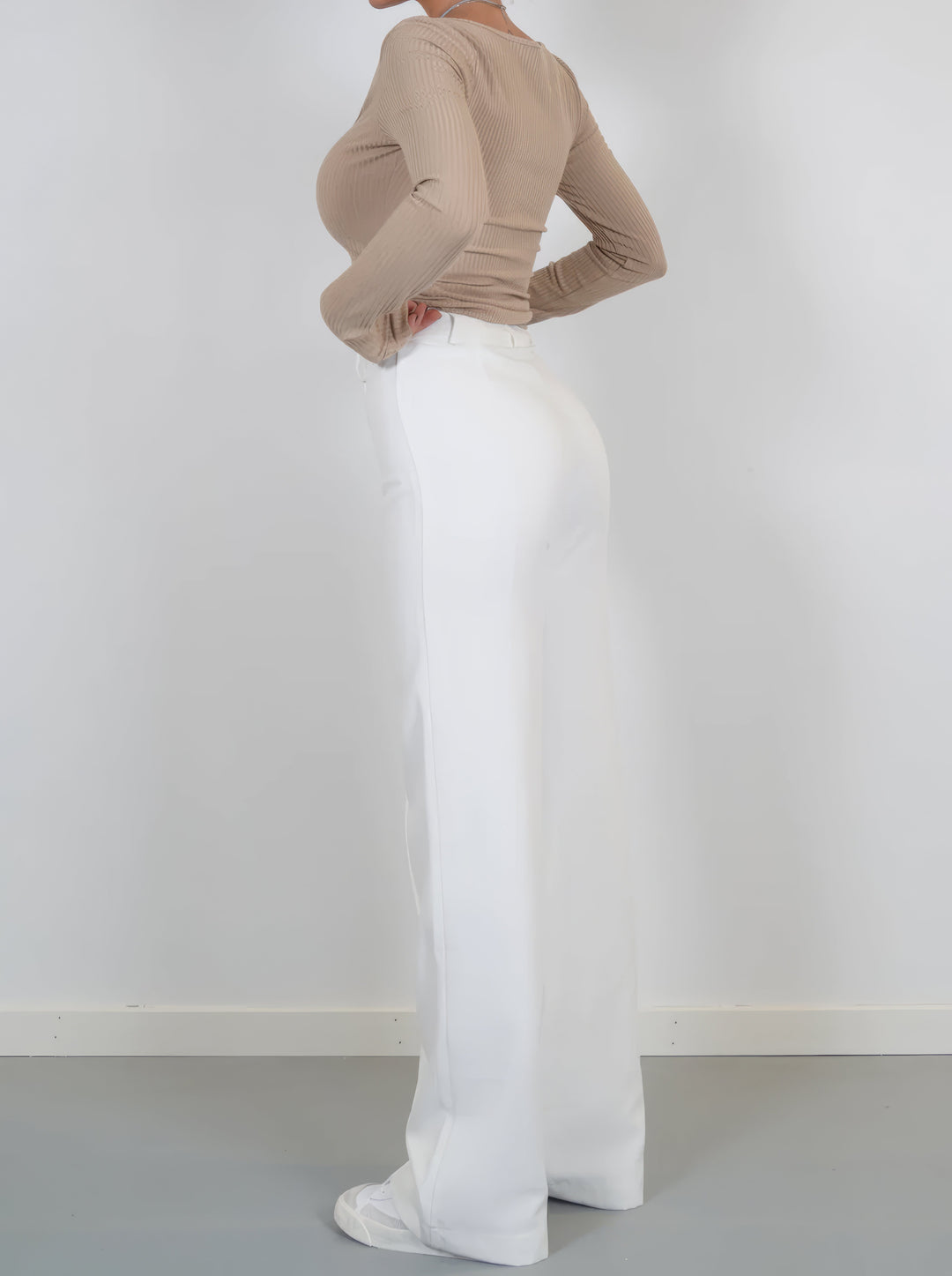 Élégance Wide Pantalon