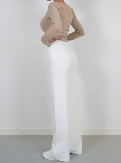 Élégance Wide Pantalon
