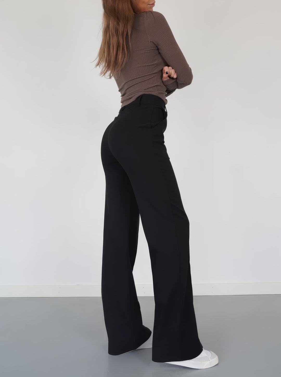Élégance Wide Pantalon