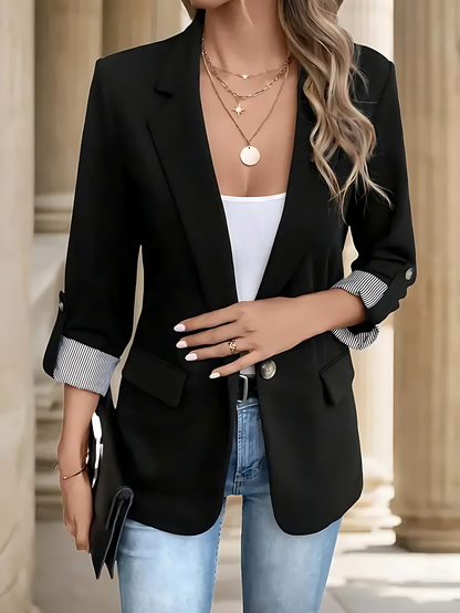 Elegant Long Blazer 1+1 Gratis