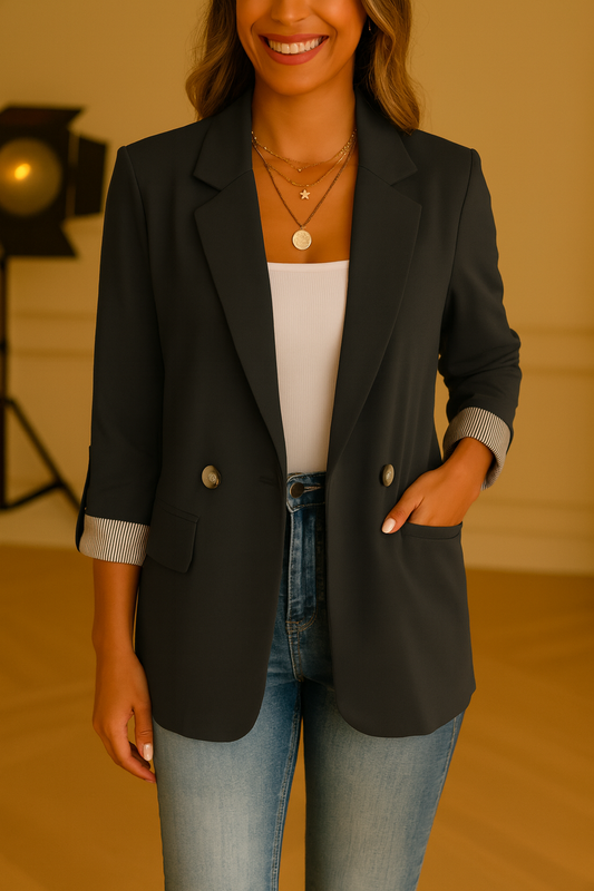 Elegant Long Blazer 1+1 Gratis